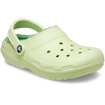 Crocs Klassiska Fodrade Clogs Herr Mintgröna | Sverige 0819DFMN